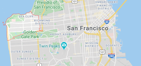 Map 911 San Francisco CA