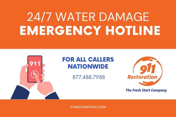 flood damage hotline - 911 Restoration